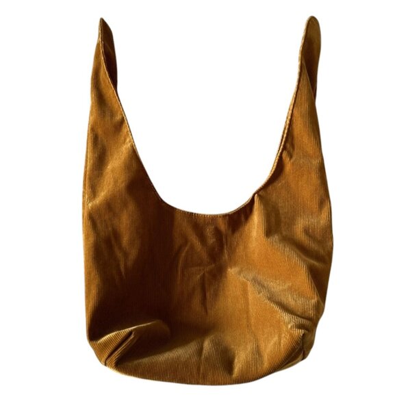 Merit Beauty Signature Cosmetic Makeup Bag Corduroy Tie Top Pouch Minimalist - Picture 6 of 13